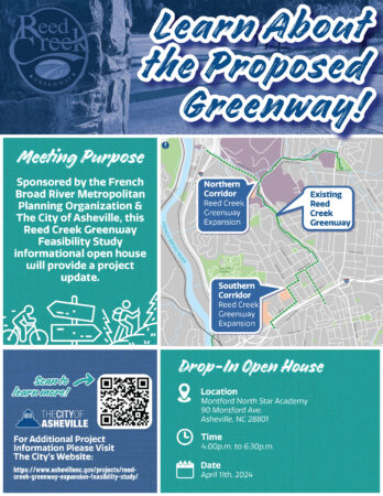 reed creek feasibility study flyer with map