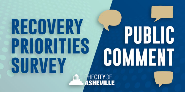 graphic with text Recovery Priorities Survey and Public Comment