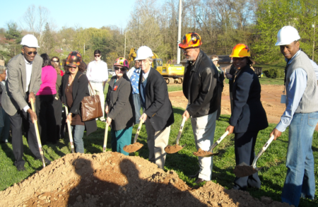 ground breaking of Grant Community Center