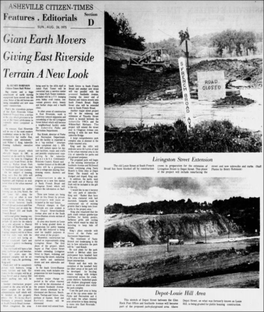 newspaper article about livingston street park