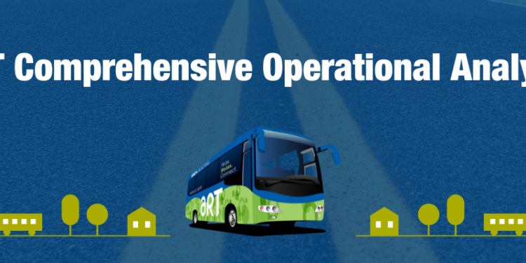 blue background with the text ART comprehensive operational analysis with a graphic