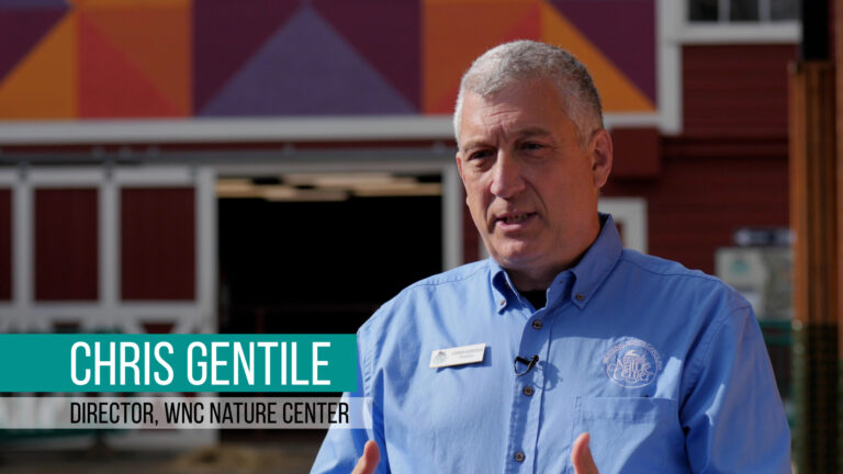 WNC Nature center Director Chris Gentile