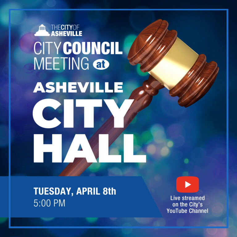 Graphic depitcting information about the meeting April 8, 2025 at City Hall 5 pm