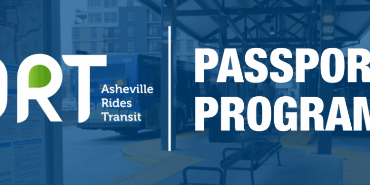 transit with blue overlay and the ART logo and text passport program