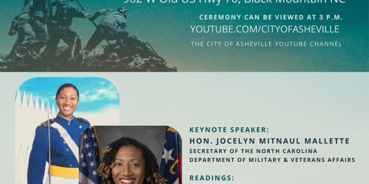 memroial day ceremony monday, may 26 10:00 a.m. Veterans Cemetery Keynote speaker pictured