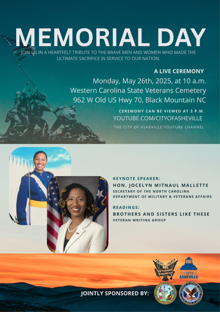 memroial day ceremony monday, may 26 10:00 a.m. Veterans Cemetery Keynote speaker pictured