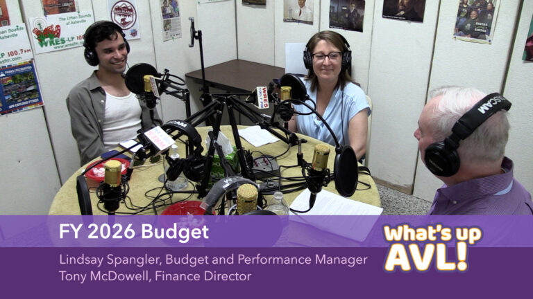 Sam, Lindsay and Tony in the WRES studio