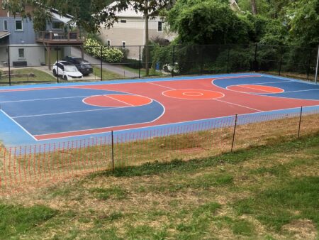 basketball court at Burton Street Community Center