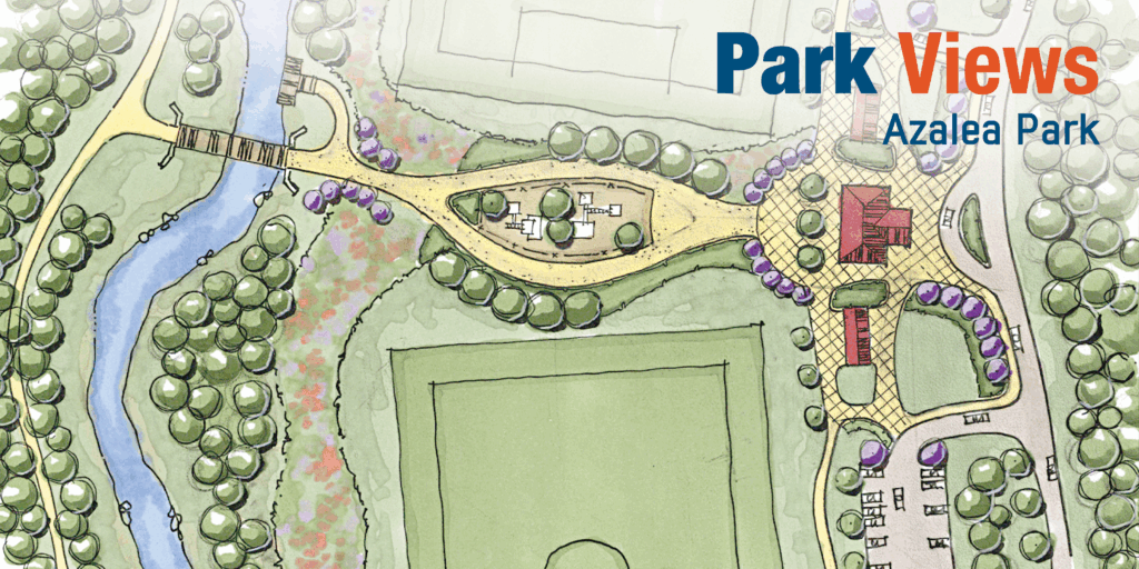 colored pencil rendering of Azalea Park