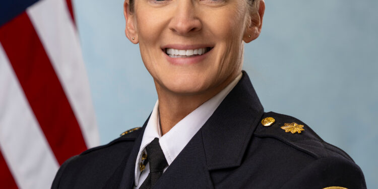 Interim chief Jackie Stepp pictured in uniform