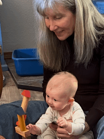 Tracy Wyman and granddaughter