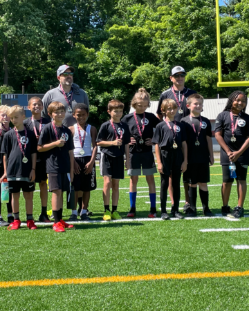 flag football players and coaches