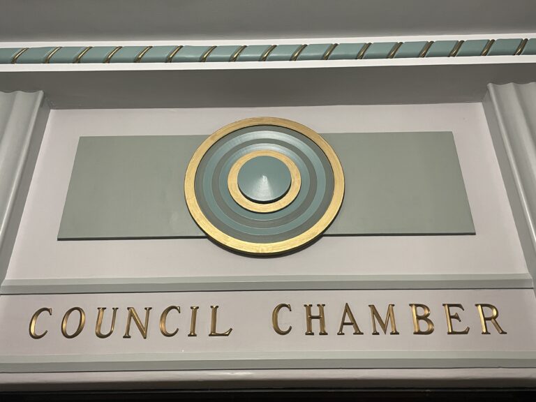 council chamber entrance